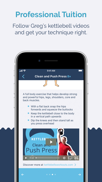 Screenshot #3 pour Kettlebell Workout Wizard—WOD