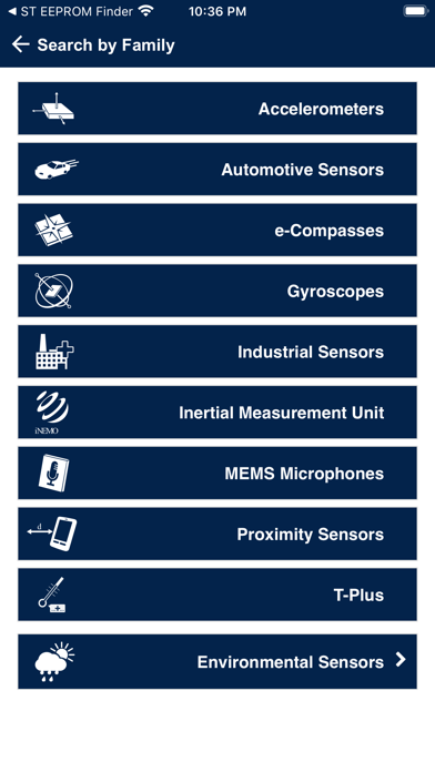 Screenshot #2 pour ST Sensors Finder
