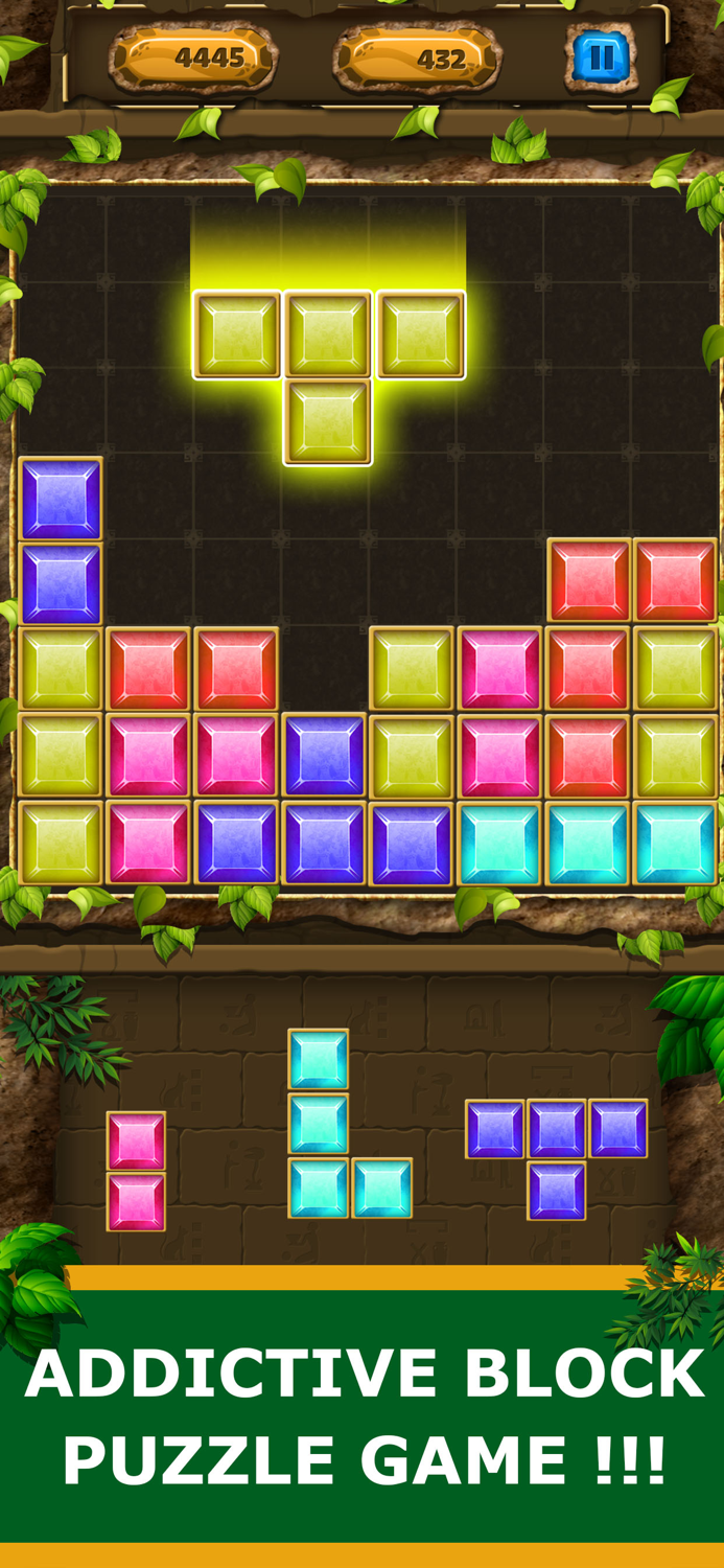 Treasure Block Puzzle Game