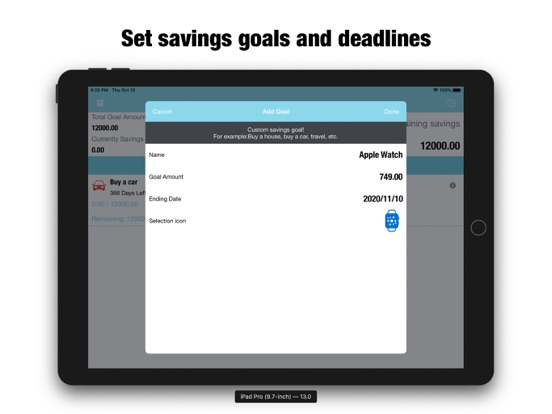 Screenshot #4 for Saving Money Box-Savings Goals
