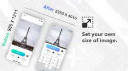 resizable - photo size iphone screenshot 1