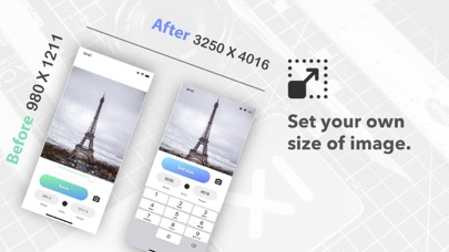 Resizable - Photo size Screenshot
