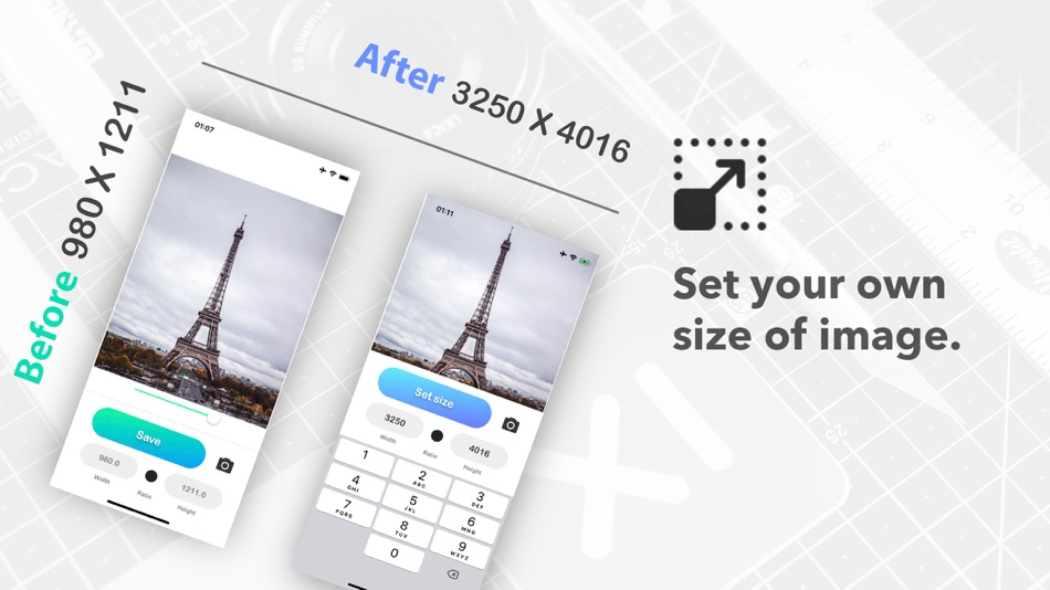 #1. Resizable - Photo size (iOS) โดย: Alexander Sukhanov