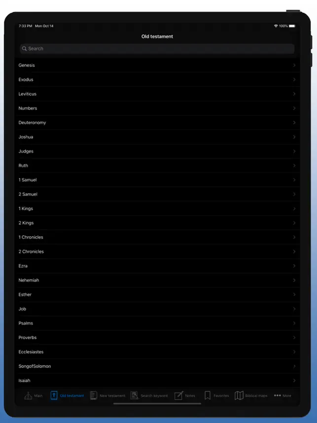 Captura 1 Biblia, Mapas & Comentarios iphone