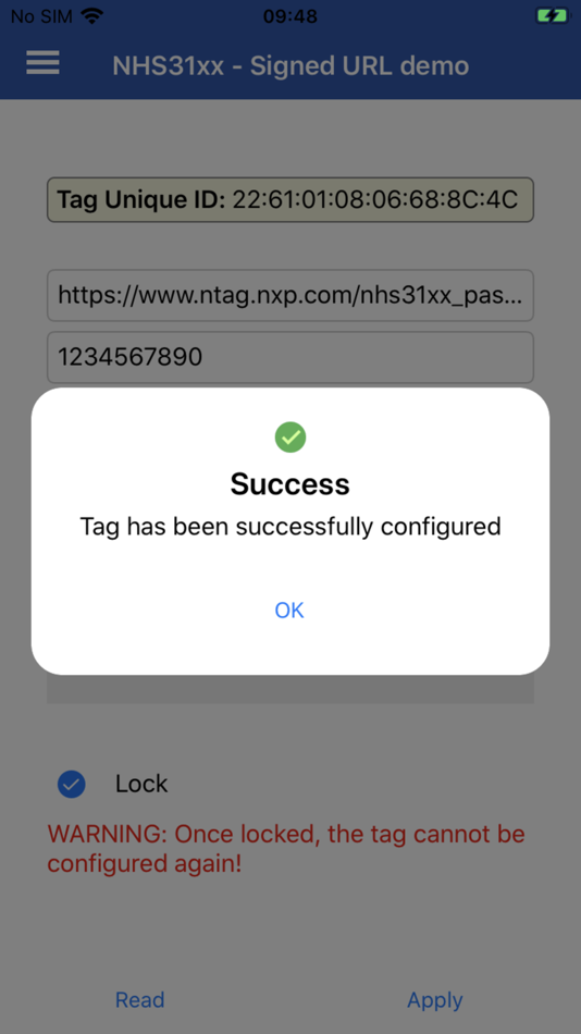 #3. Signed URL (iOS) 来自: NXP Semiconductors