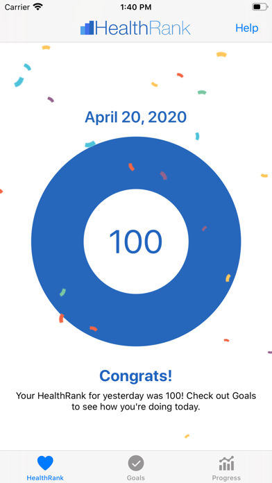 HealthRank - Your Health Score screenshot