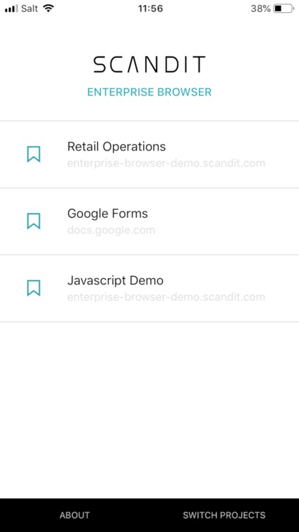 Scandit Enterprise Browser