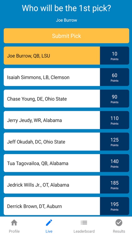 Markit - NFL Draft Contest