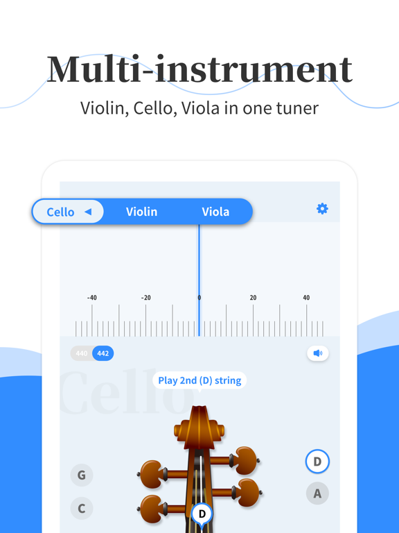 Screenshot #5 pour Simply Tuner - Violin, Cello