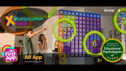 Multiplication table - AR gameのおすすめ画像1