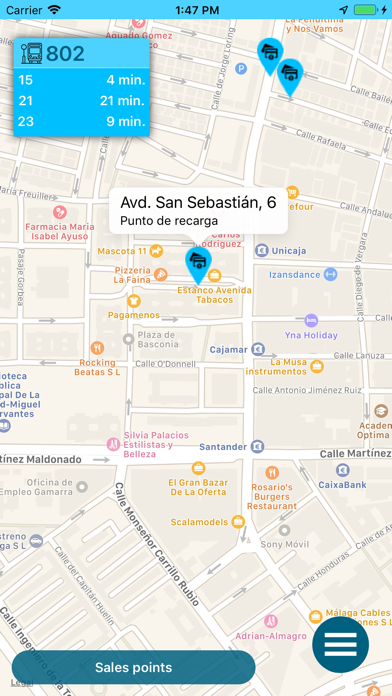 Málaga open data screenshot 3