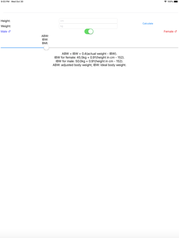 Ibw Abw Bmi Calculator App Price Drops