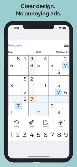 Game screenshot Sudoku - Puzzle logic game mod apk