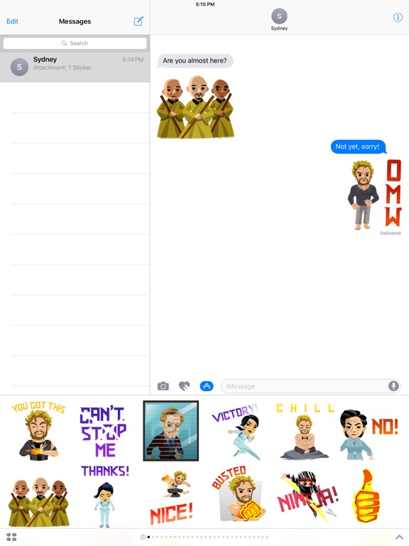 Screenshot #6 pour Marvel Stickers: Iron Fist