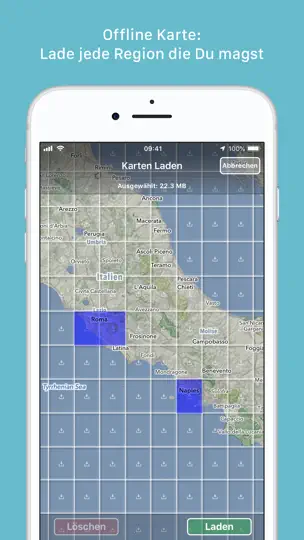 Screenshot von MapOut auf dem iPhone 4