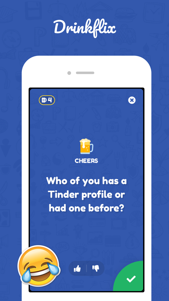 Drinkflix drinking game App for iPhone Free Download