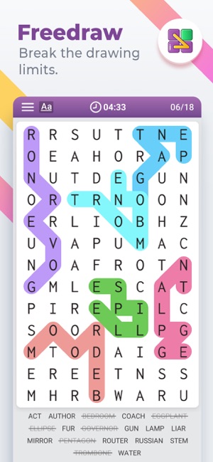 Word Search Colorful(圖5)-速報App