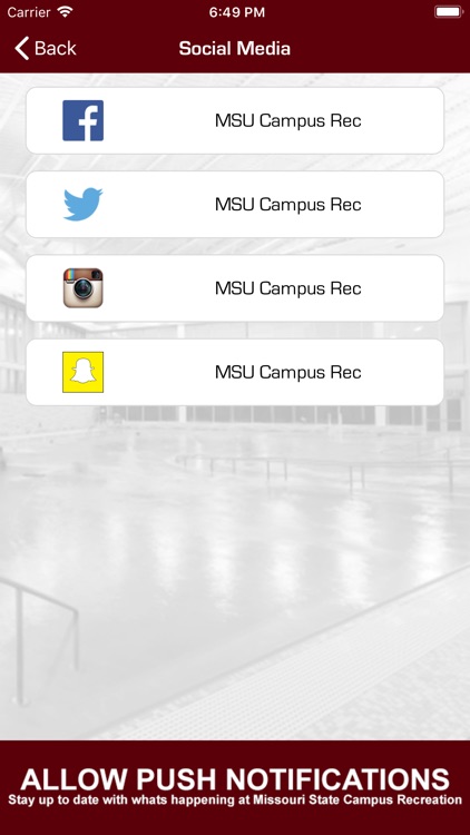 MSU CAMPUS RECREATION