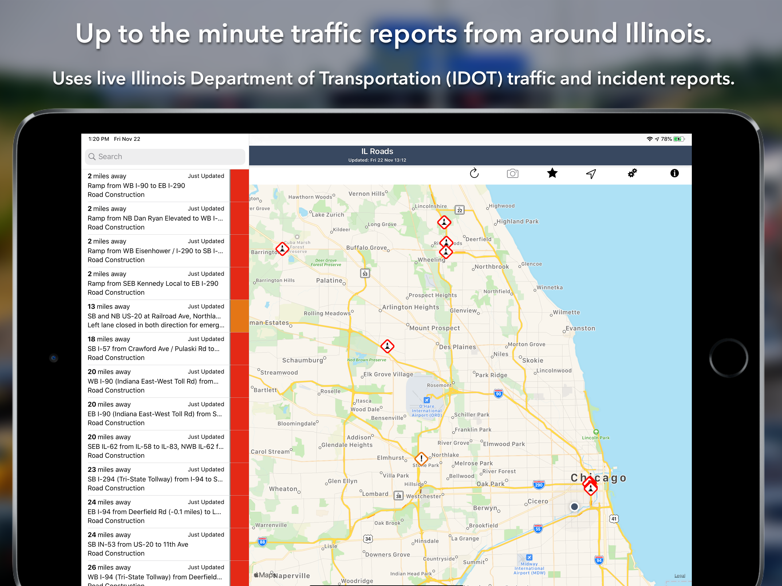 Illinois State Roads screenshot 7