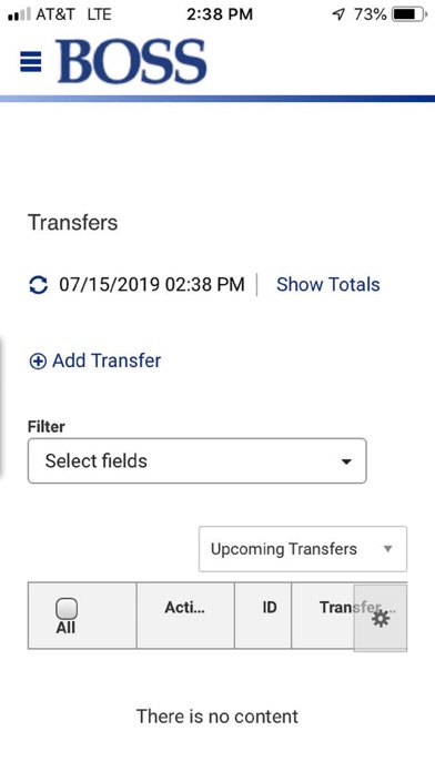 BOSS Mobile Banking Screenshot