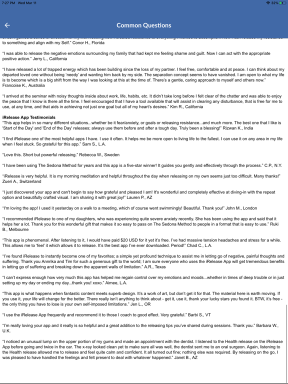 iRelease Relieve Stress Now iPad screenshot 5 - Medical app