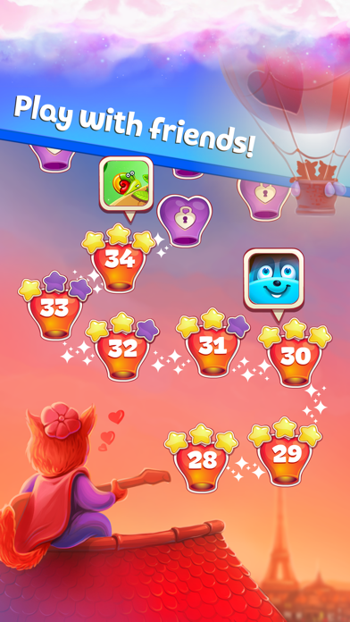 Sweet Hearts Match 3 Screenshot