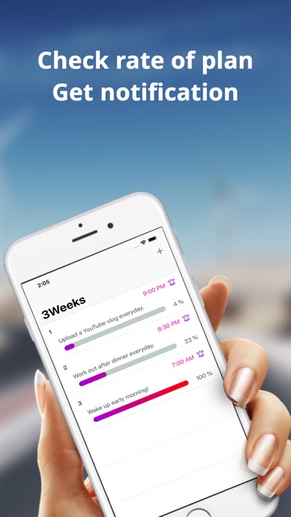 3weeks - Habit planner