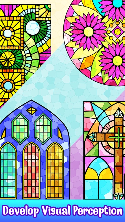 Stained Glass Color by Number