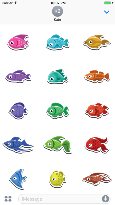 Screenshot #2 pour Sticker Me: Fish Sticker Pack