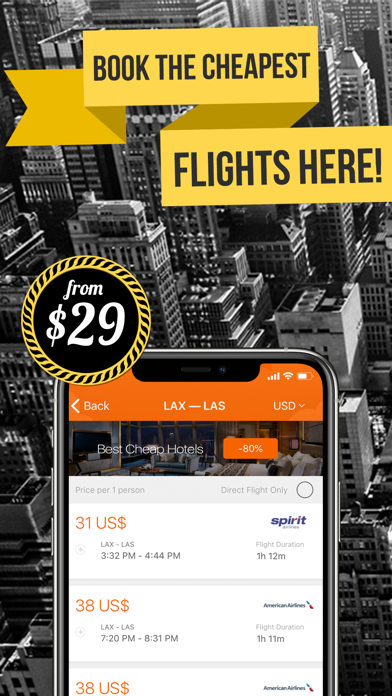 Last Minute – Cheap Flights Screenshot