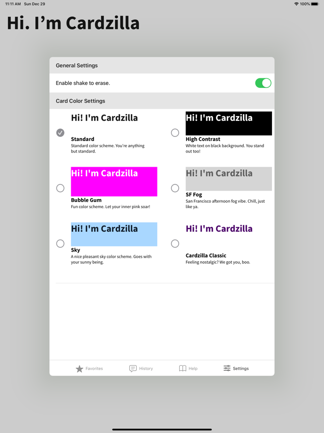Cardzilla Screenshot