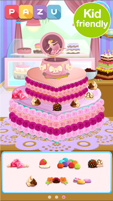 幼児向けのケーキ作りゲーム  Cake Makerのおすすめ画像1