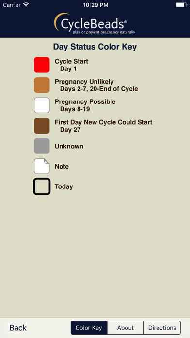 iCycleBeads Period & Ovulation Screenshot