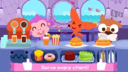 purple pink burger shop iphone screenshot 1