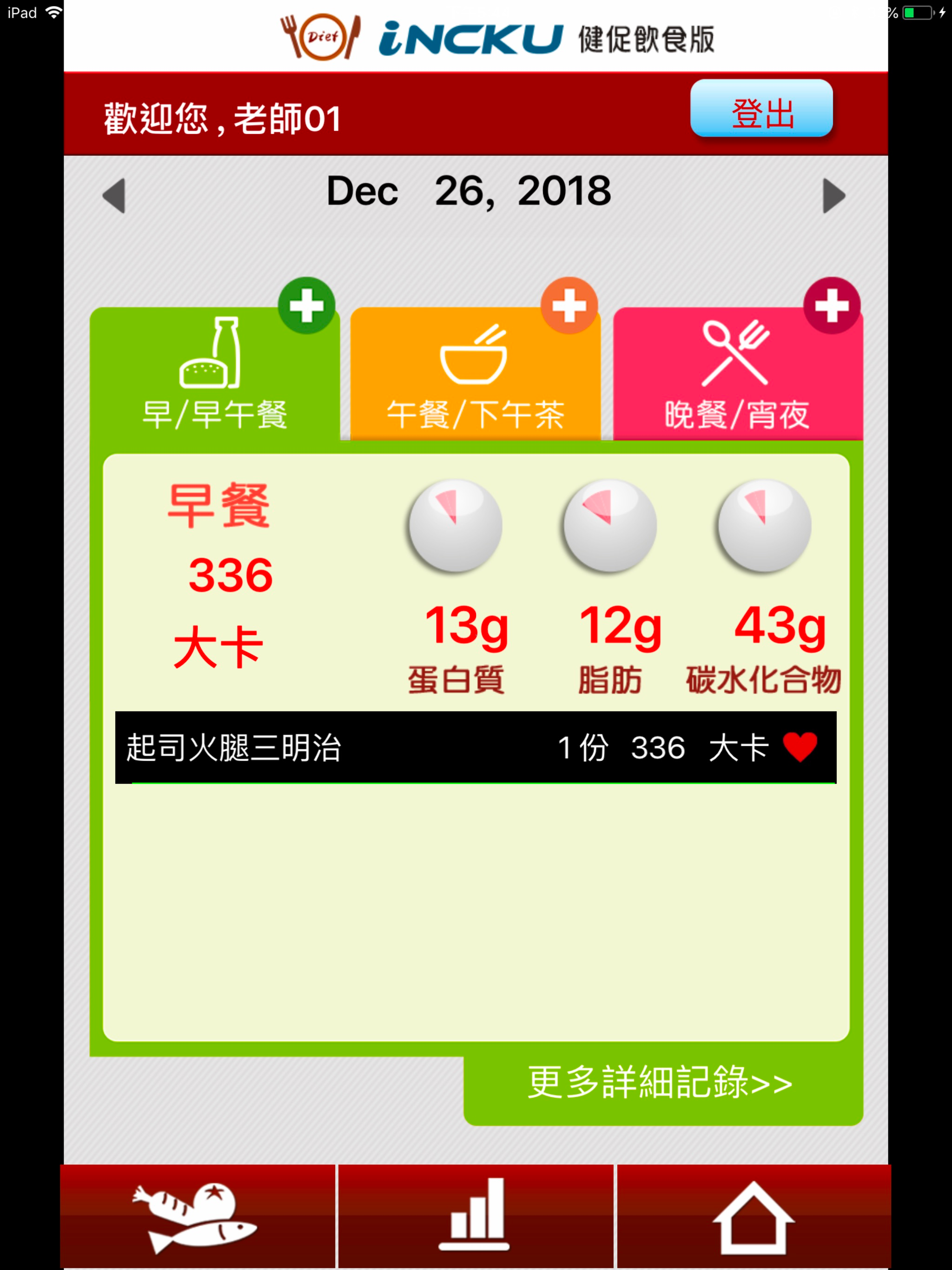 iNCKU-健促飲食版