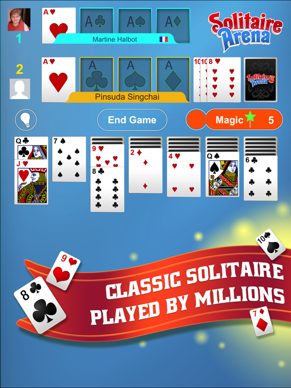 Screenshot #4 pour Solitaire 3 Arena