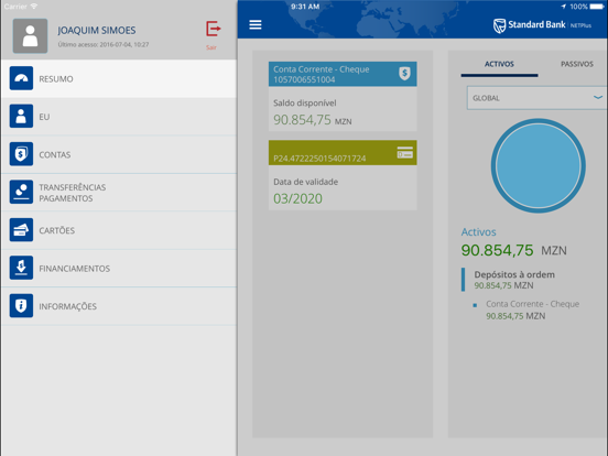 Screenshot #5 pour Standard Bank MZ NETPlus APP