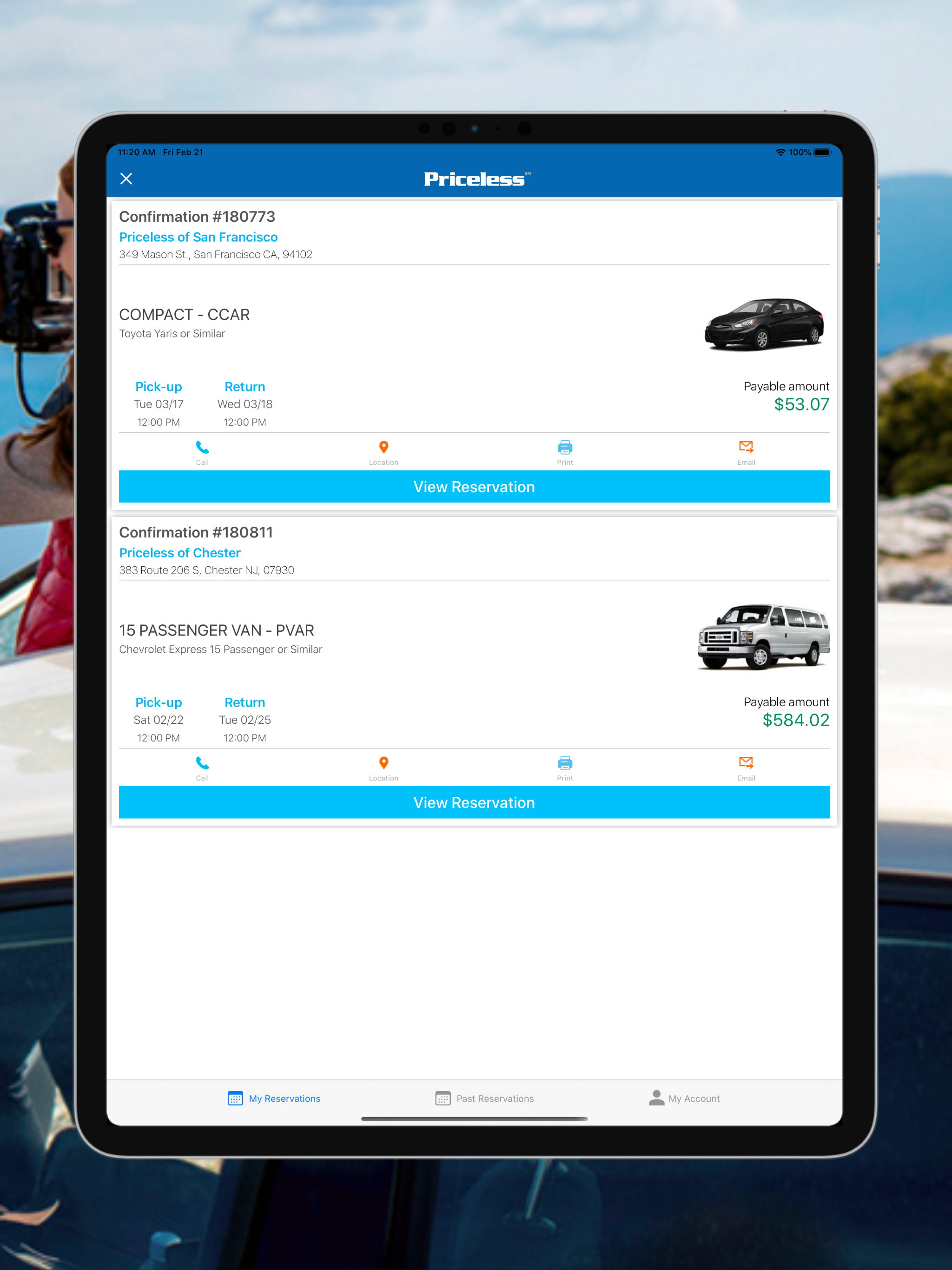 Priceless Car Rental