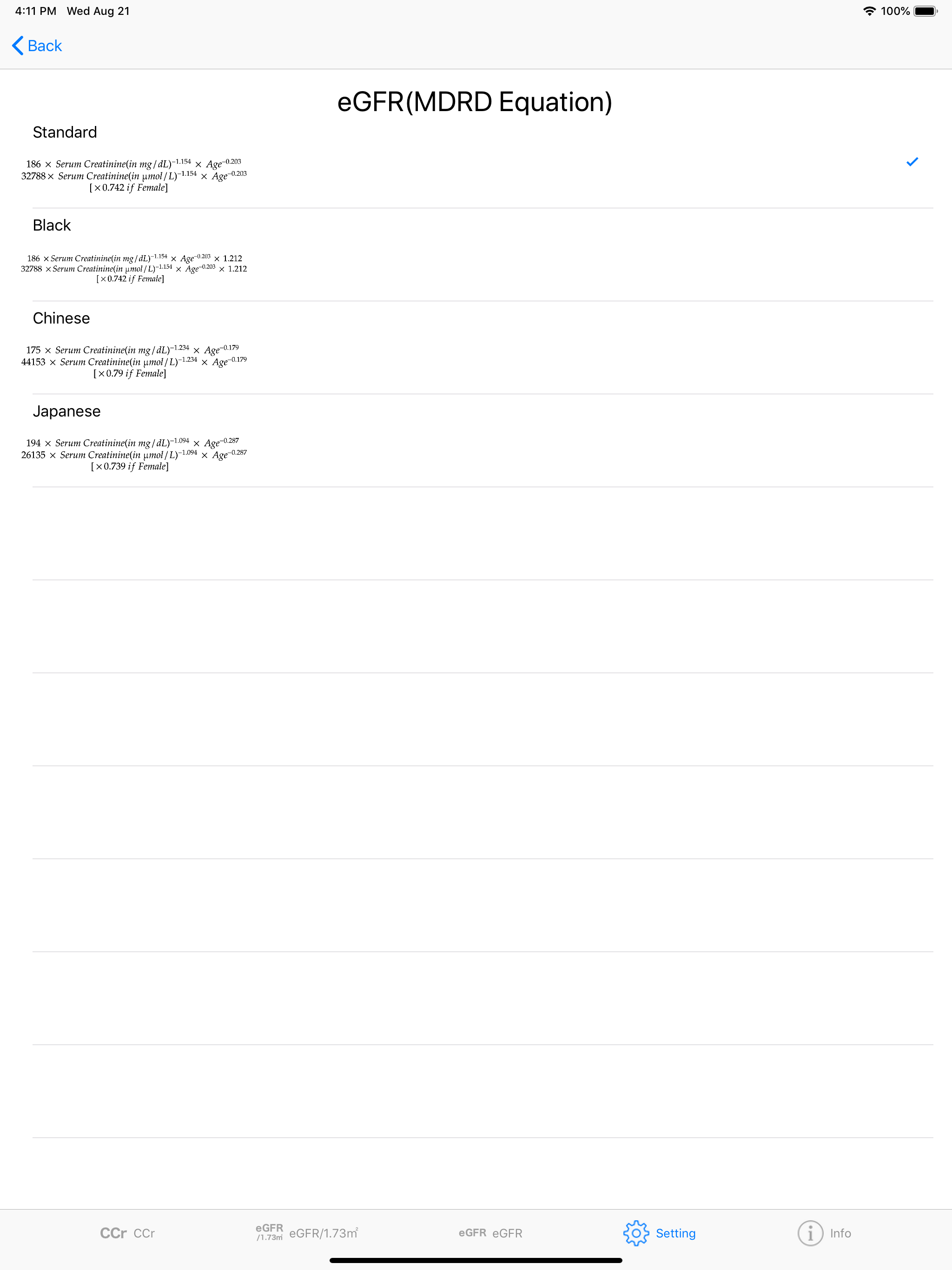 CreatinineClearanceCalculator