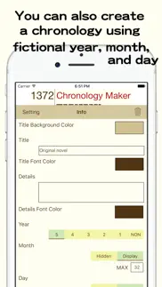 chronologymaker iphone screenshot 3
