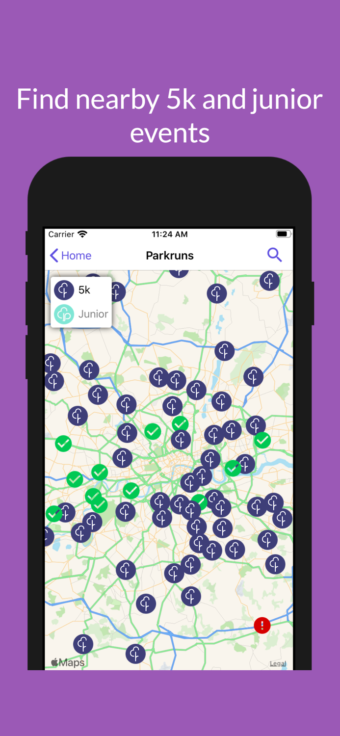 5K parkrunner results