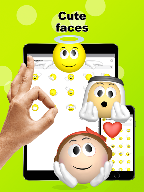 Emoji + gestures > Gemojis iPad screenshot 2 - Entertainment app