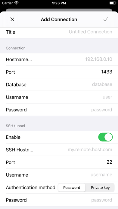 MSSQL Commander for iPhone screenshot 3