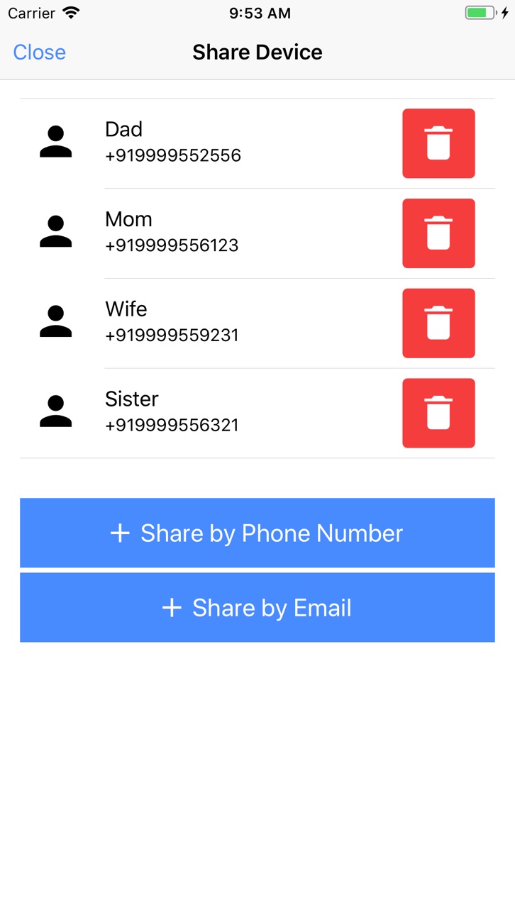 iPhone screenshot