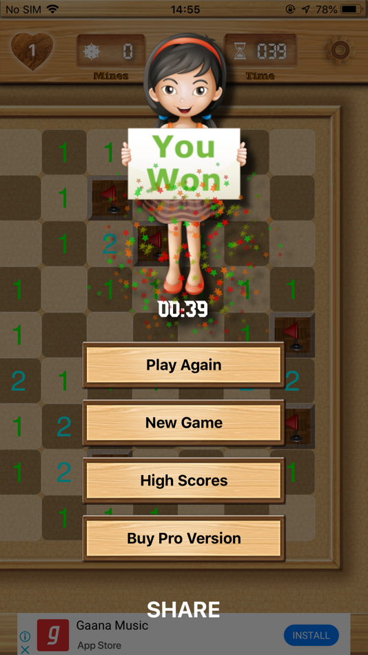 #4. Mine Remover (iOS) 由: vinay kumar