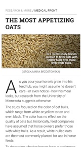 EQUUS Magazine screenshot