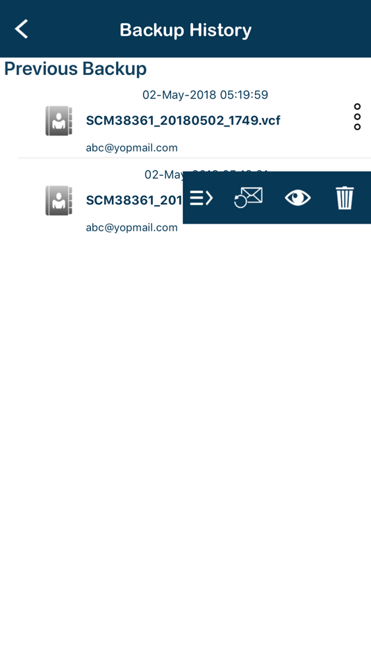 #4. Contacts Backup+Transfer Easy (iOS) Podle: Techathalon Software Solutions Pvt . Ltd