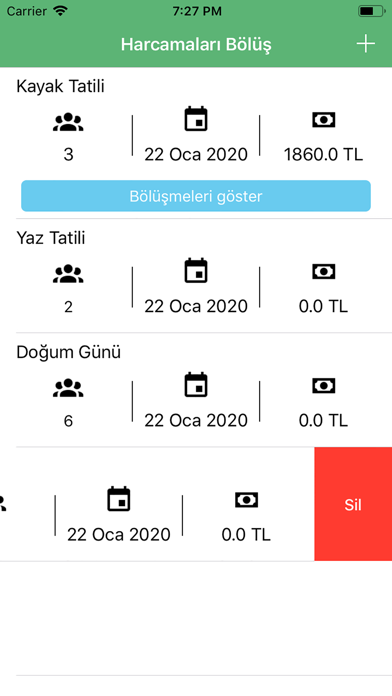 Screenshot #1 pour Harcamaları Bölüş