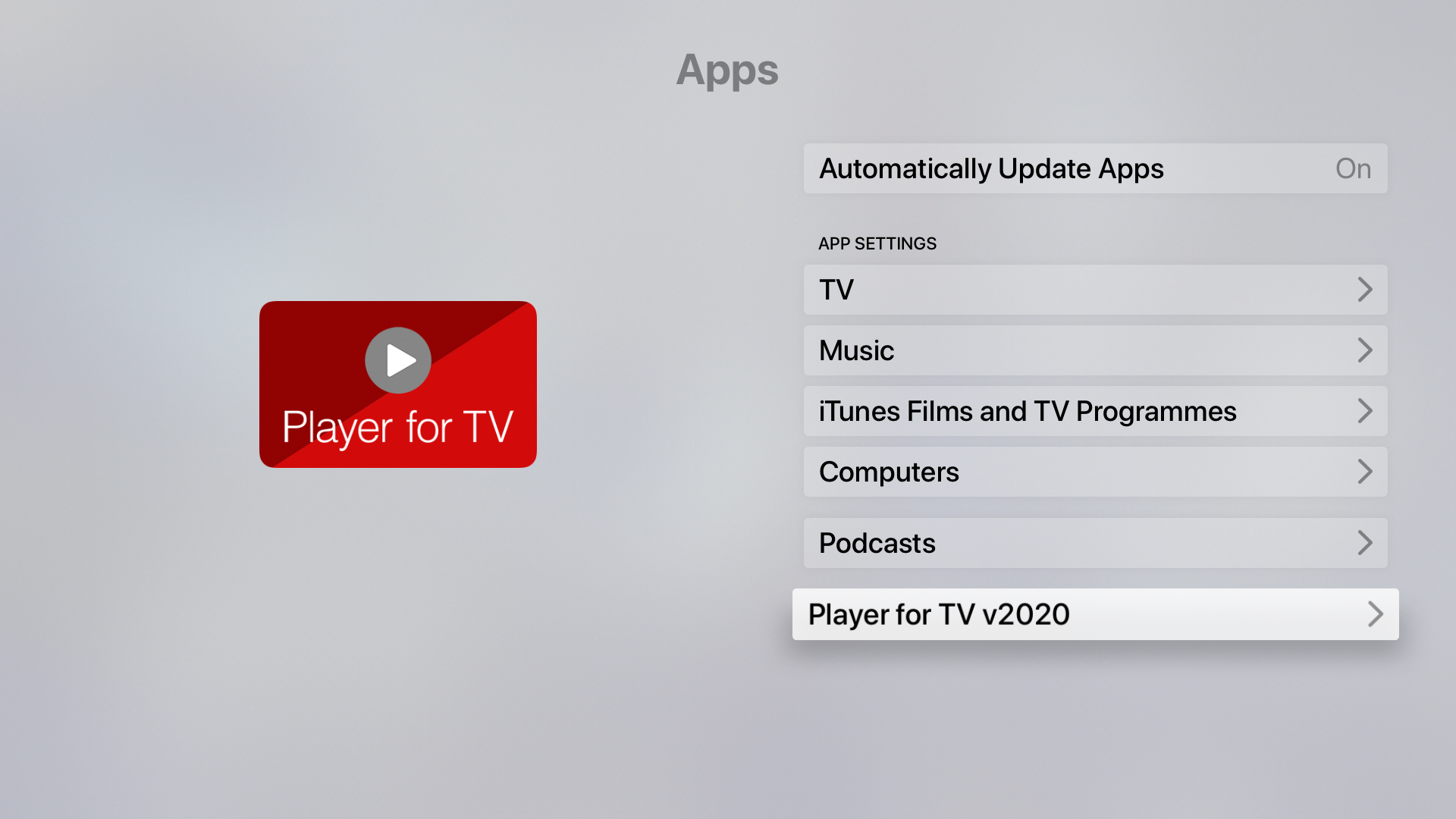 Player for TV v2020 screenshot 4