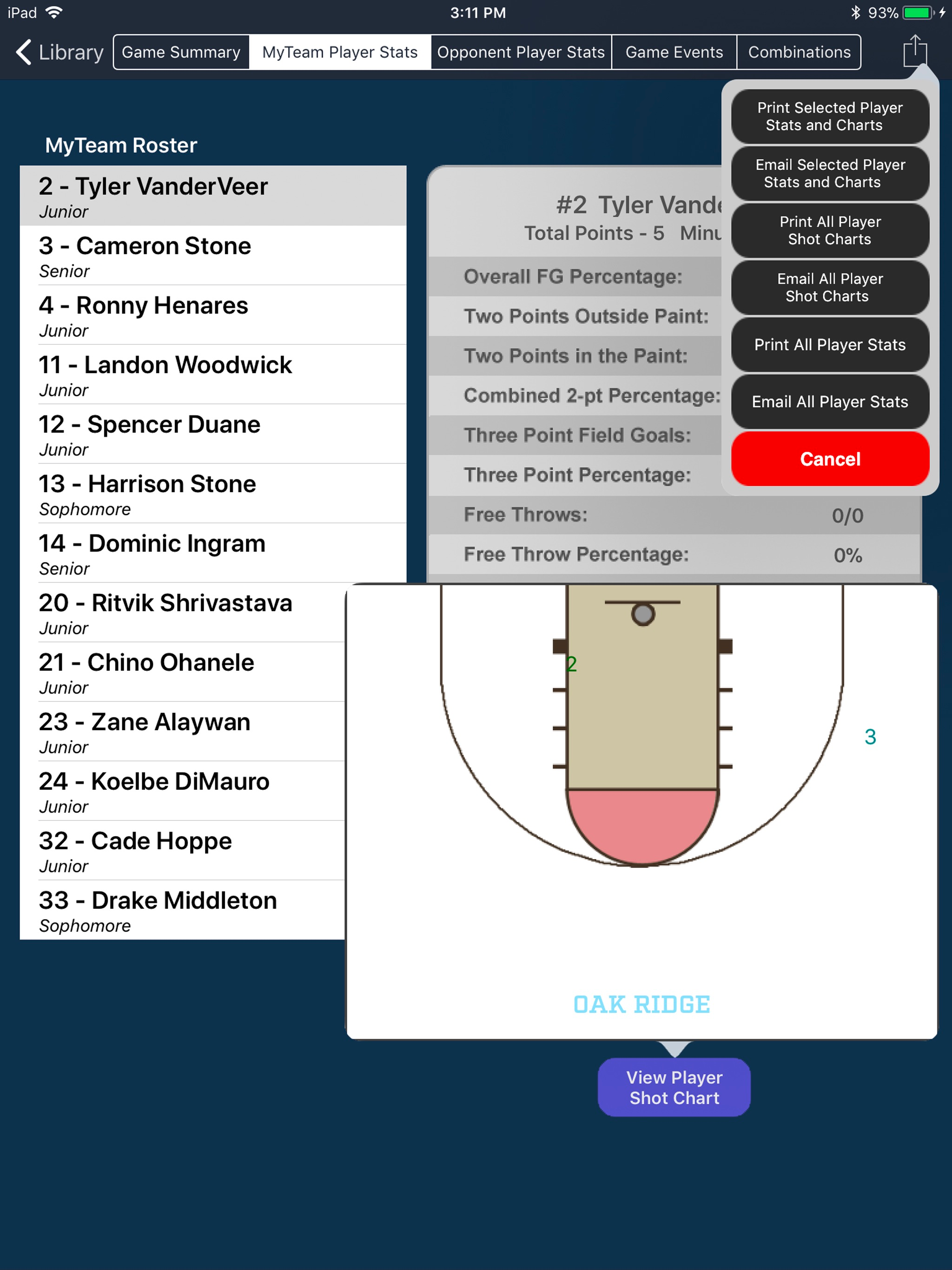 MaxStats - Basketball screenshot 4